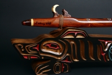 Cocobolo Native American Flute, Minor, Low E-4, #E2A